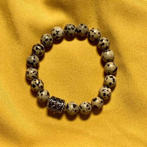 Semiprecious Jasper Stone Bracelet NWT - Picture 2 of 8